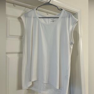 White Sleeveless Top